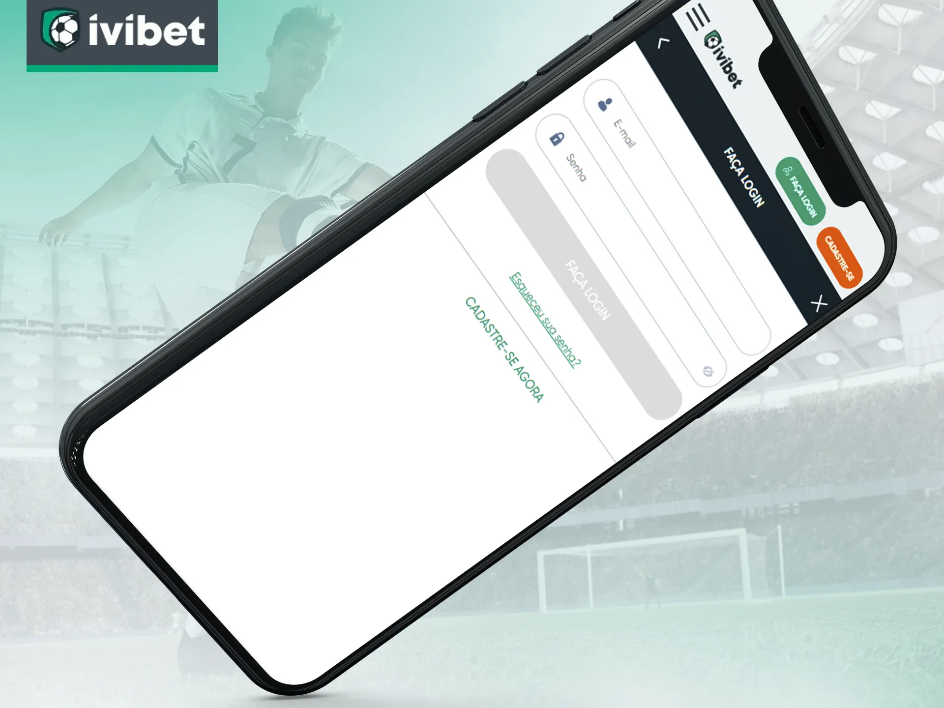 Faça login na sua conta do aplicativo Ivibet.