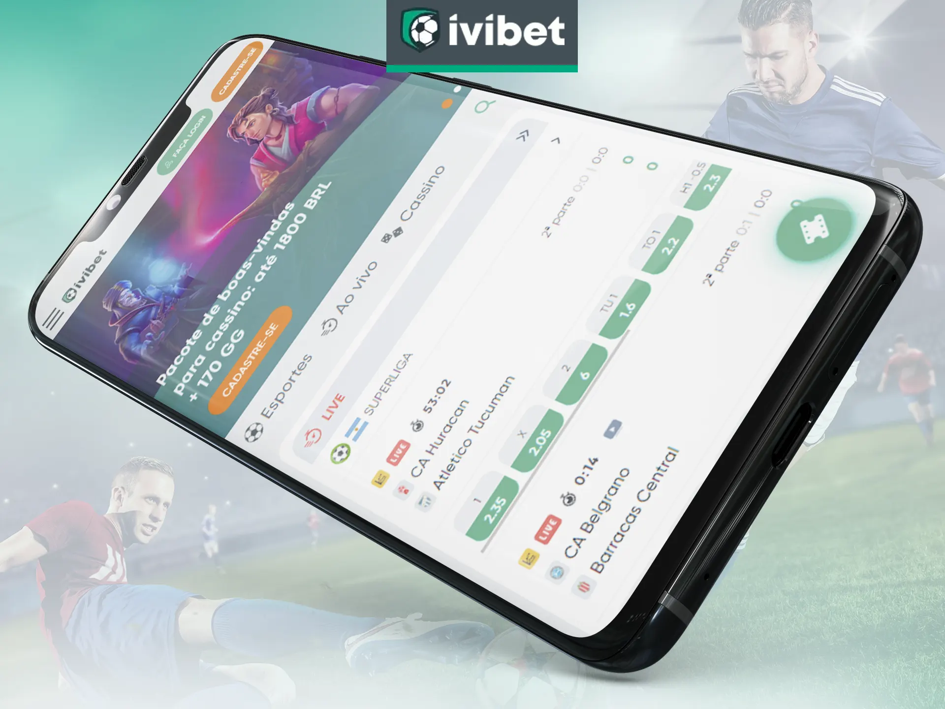 A Ivibet tem um site móvel muito prático.