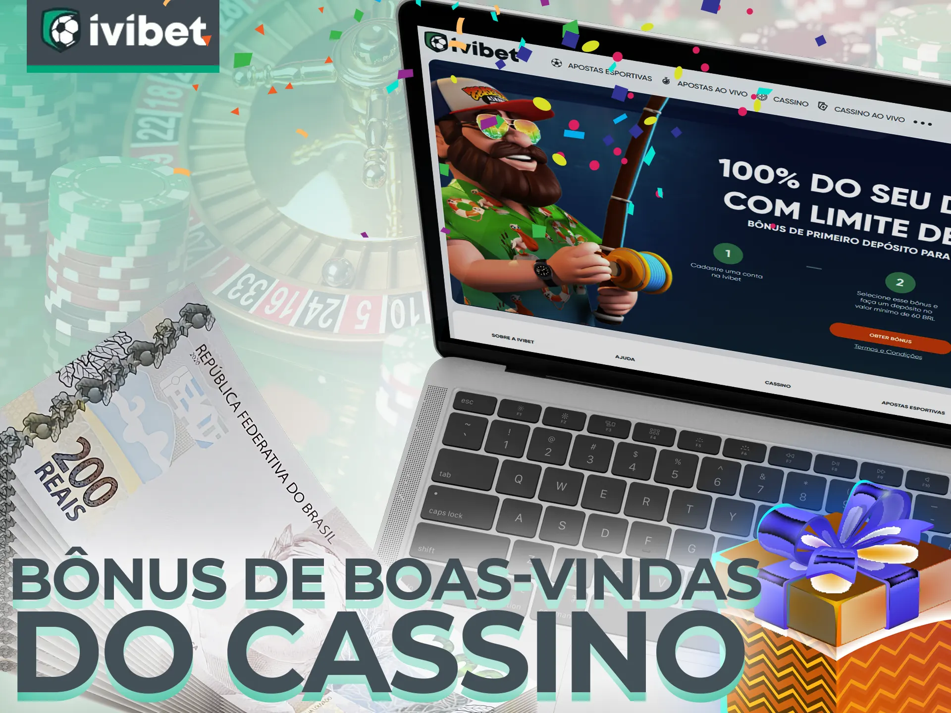 Para o registro e o primeiro depósito na Ivibet, você pode contar com um bônus para jogos de cassino.