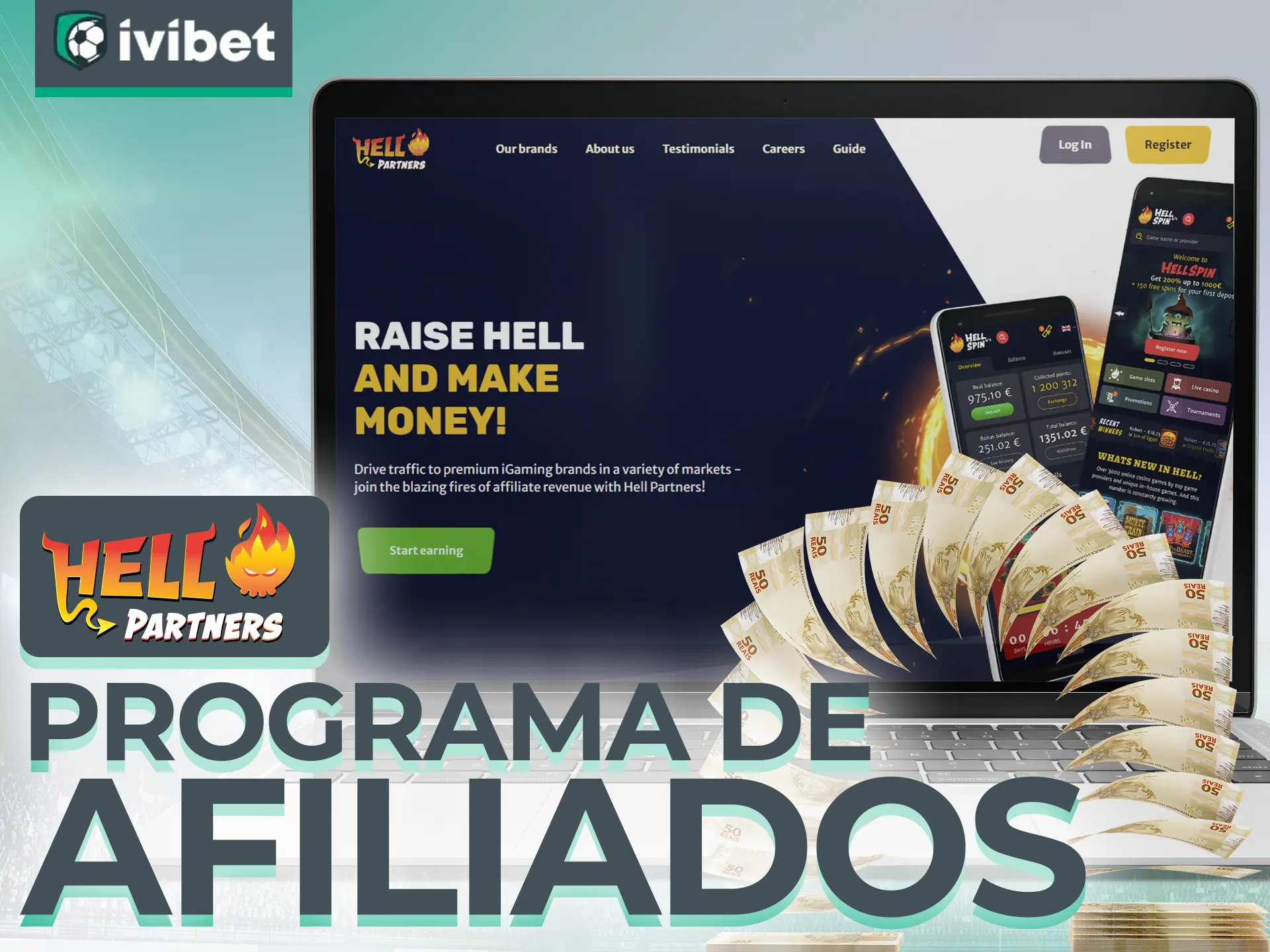 Participe do lucrativo programa de afiliados da Ivibet.