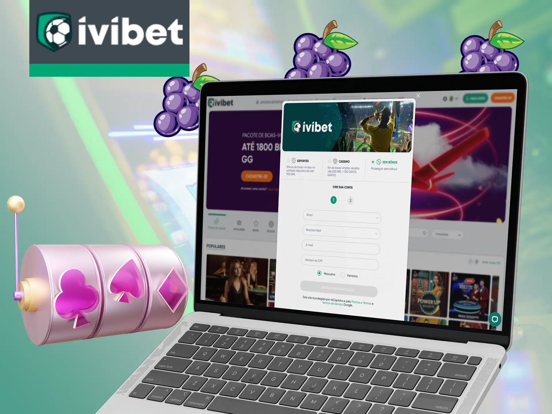 Basta se registrar no site da Ivibet e começar a ganhar.