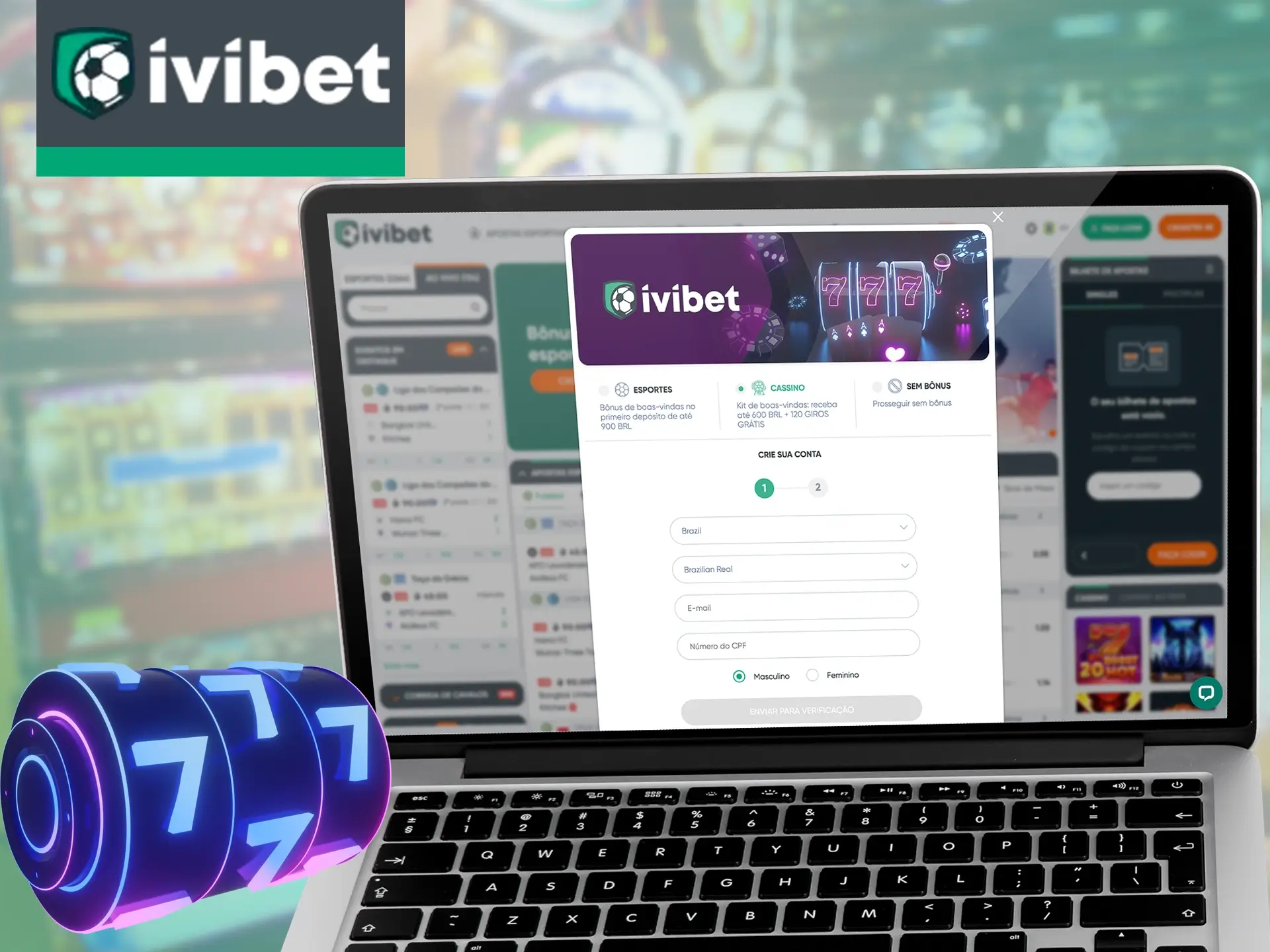 Registre sua conta e tente sua sorte nos novos jogos do Ivibet Casino.
