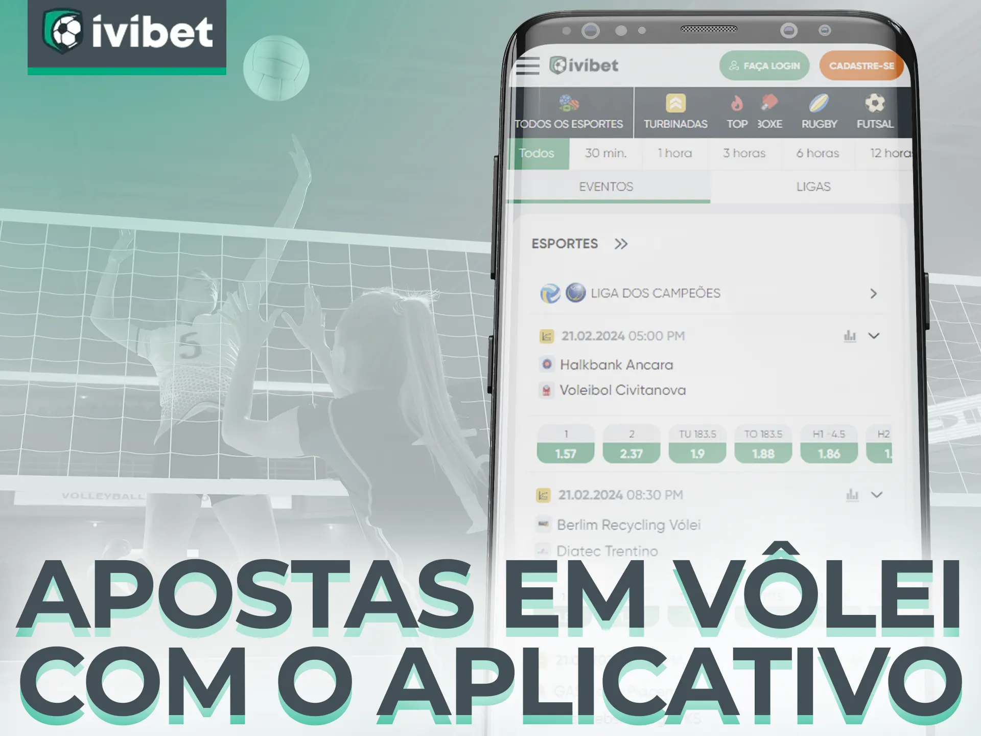 Apostar no voleibol usando o aplicativo Ivibet é conveniente e flexível.